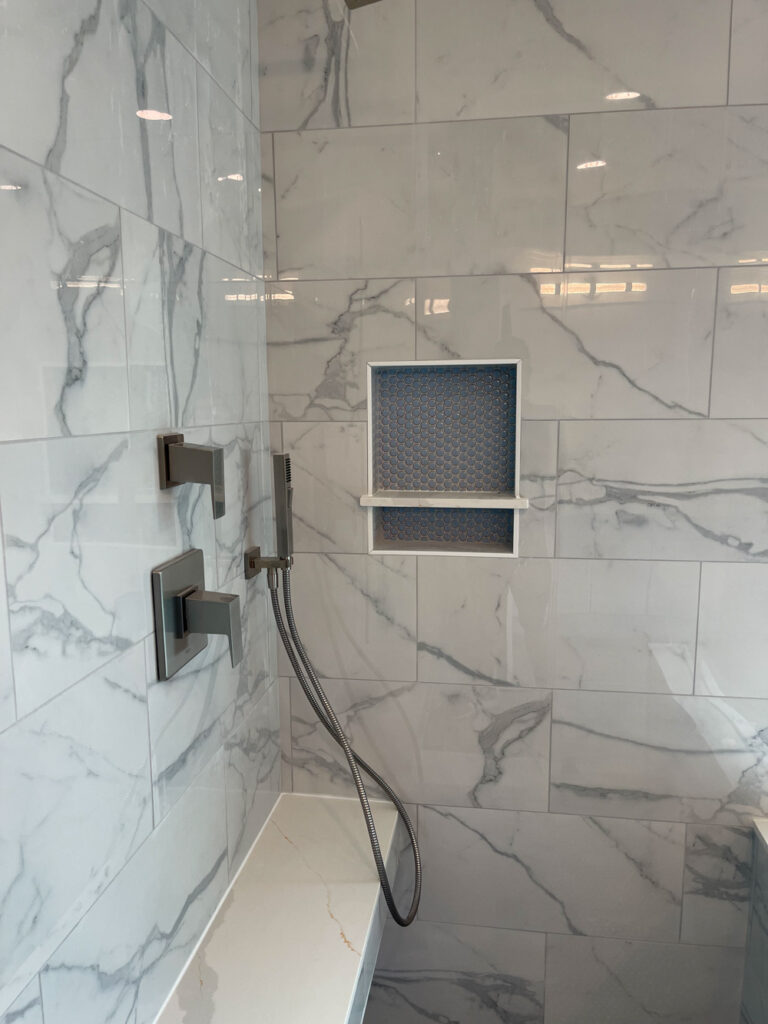 Bathroom Remodel Greenwood 2023 Shower Detail