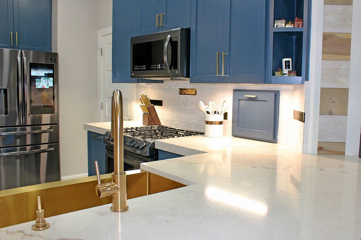 AIS Remodeling showing modern transformed kitchen remodeling project.